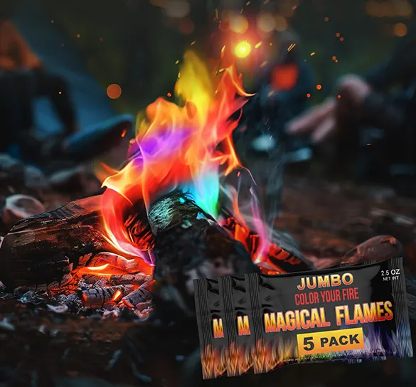 Magical Flames Fireplaces and Fire Pit Fires Color Packets